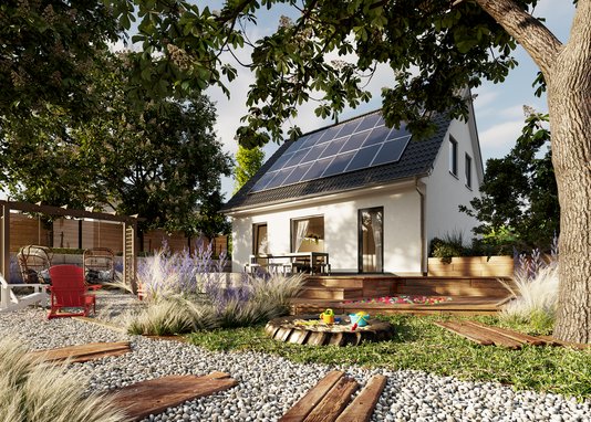 Einfamilienhaus-Flair-110-Garten-Weiss